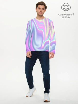 Мужской лонгслив базовый / Vaporwave