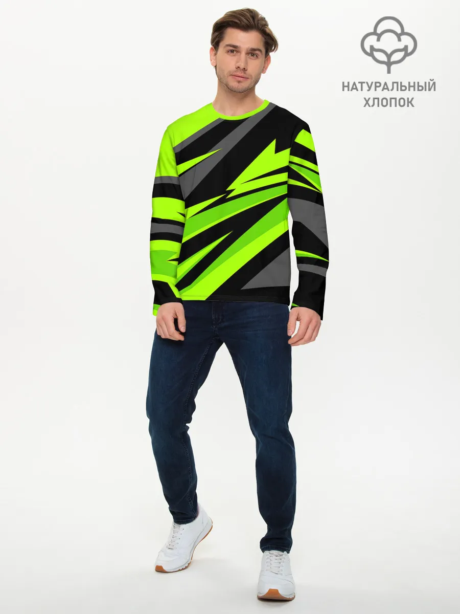 Мужской лонгслив базовый / Форма для фитнеса