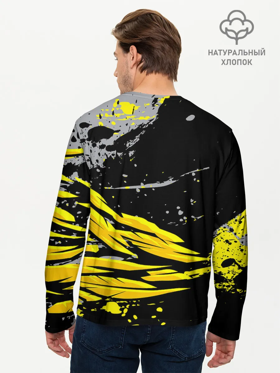 Мужской лонгслив базовый / Форма для фитнеса