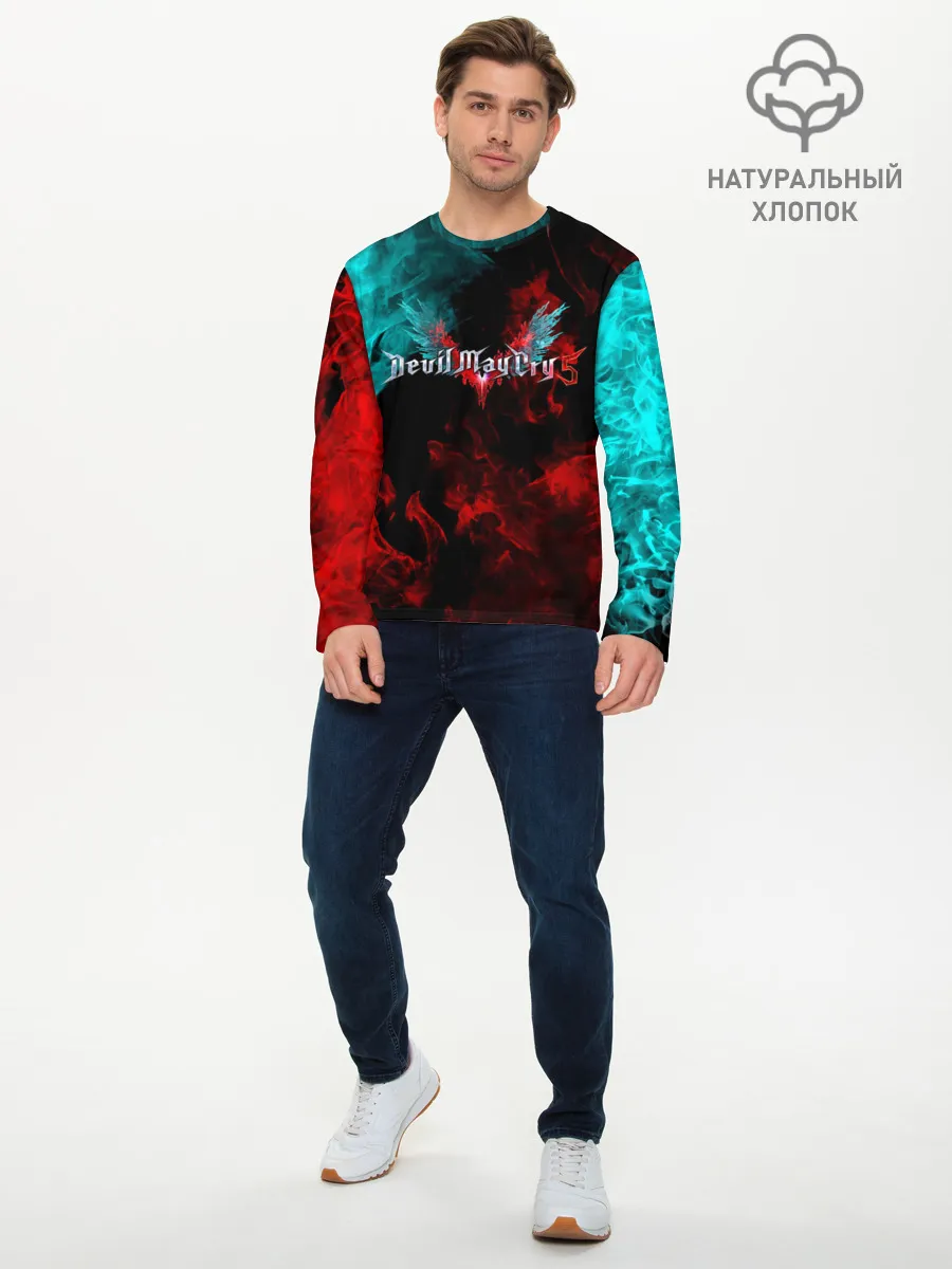 Мужской лонгслив базовый / DEVIL MAY CRY