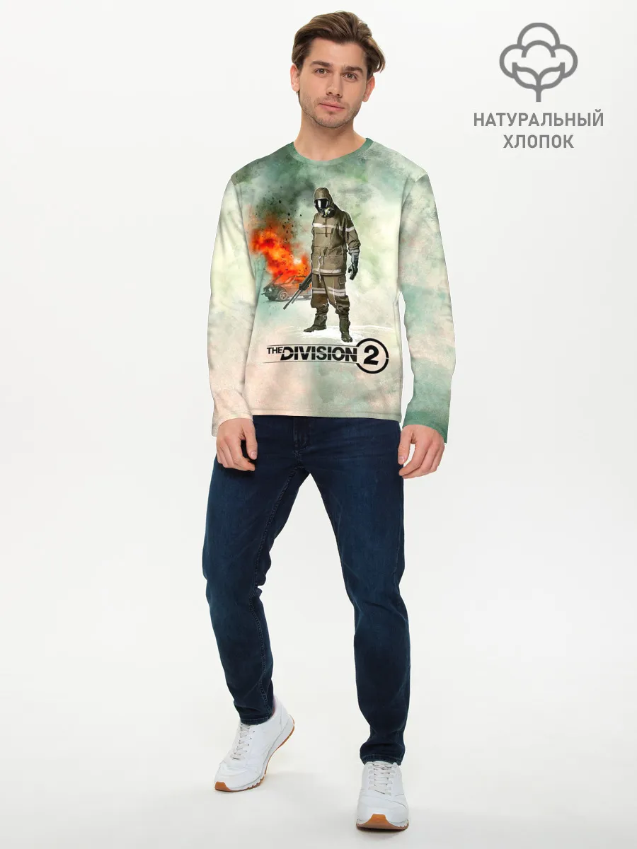 Мужской лонгслив базовый / The Division 2