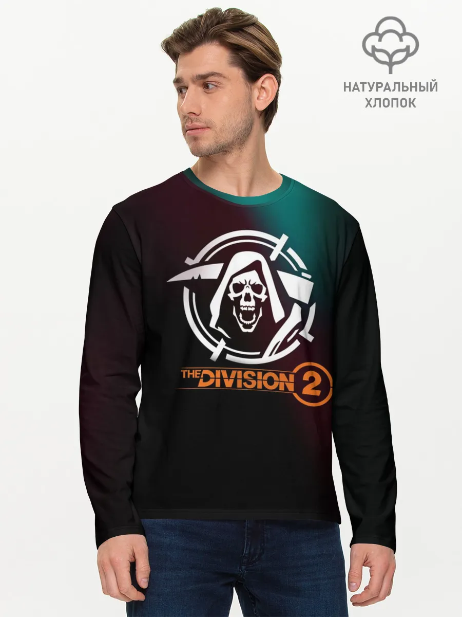 Мужской лонгслив базовый / The Division 2 Logo