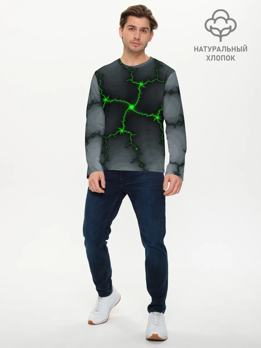 Мужской лонгслив базовый / ABSTRACT LED