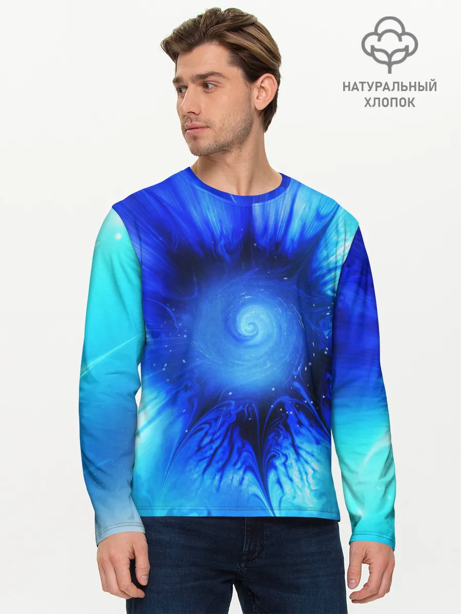 Мужской лонгслив базовый / КОСМОС