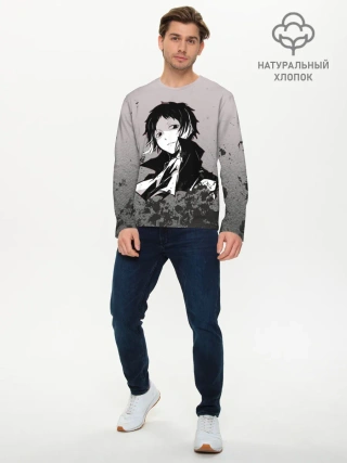 Мужской лонгслив базовый / Чиби Великий