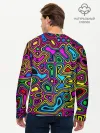 Мужской лонгслив базовый / Психоделика