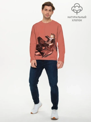 Мужской лонгслив базовый / Проза бродячих псов Чуя