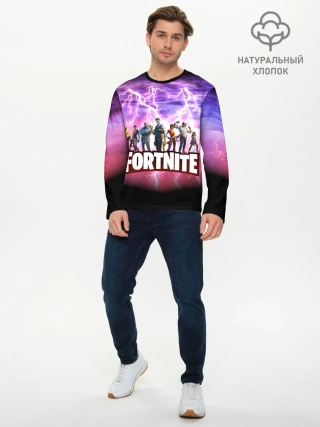 Мужской лонгслив базовый / Fortnite