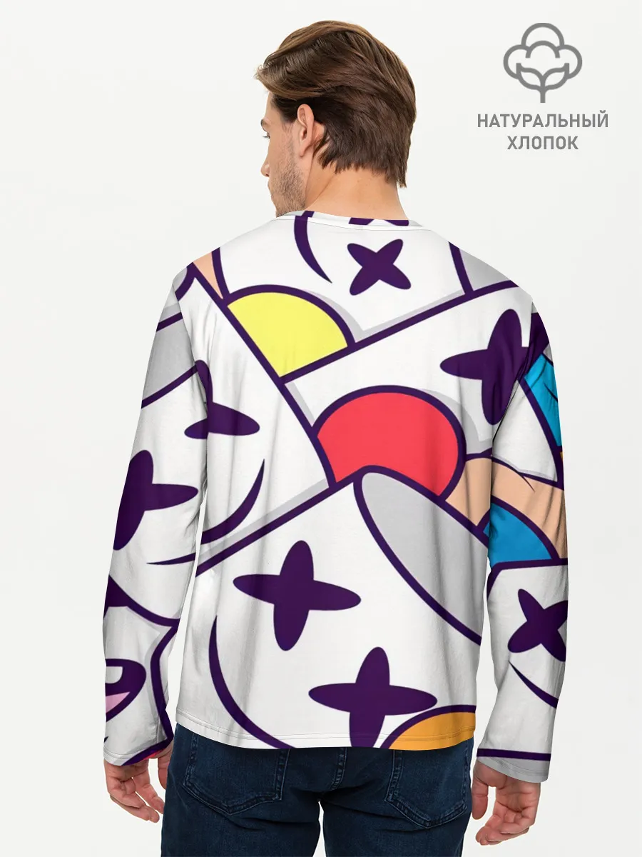 Мужской лонгслив базовый / MARSHMELLO