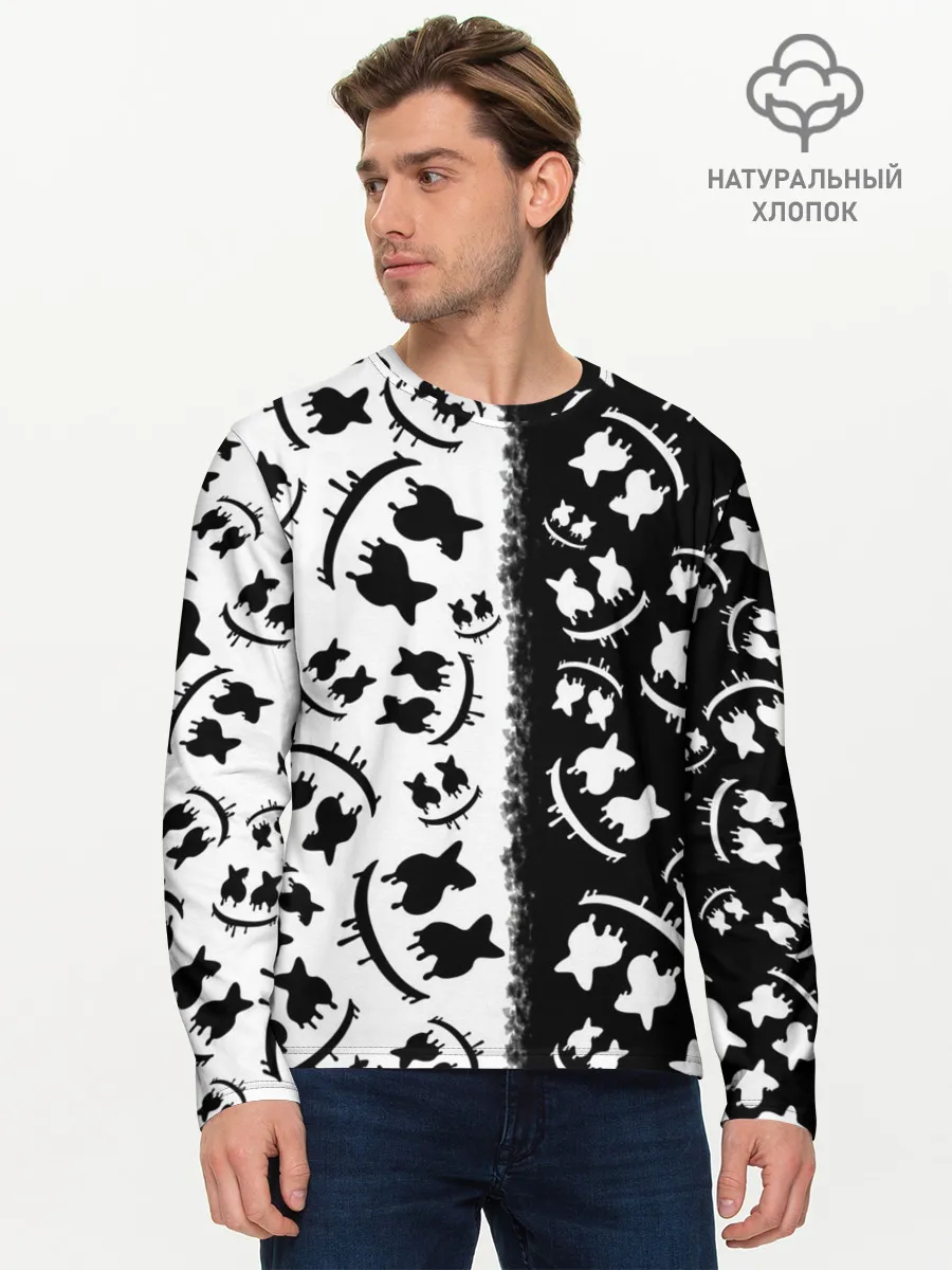 Мужской лонгслив базовый / MARSHMELLO