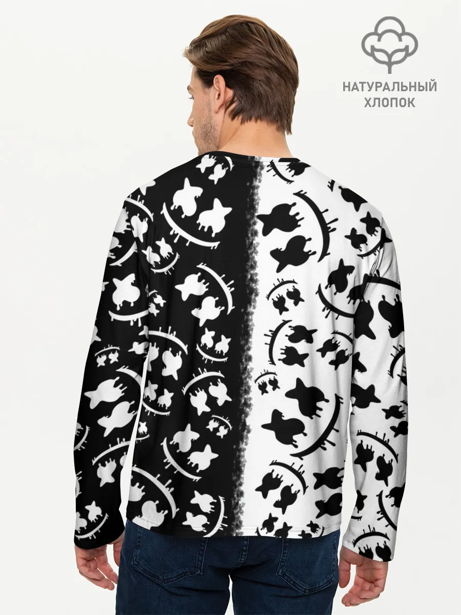 Мужской лонгслив базовый / MARSHMELLO