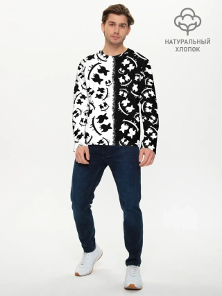 Мужской лонгслив базовый / MARSHMELLO