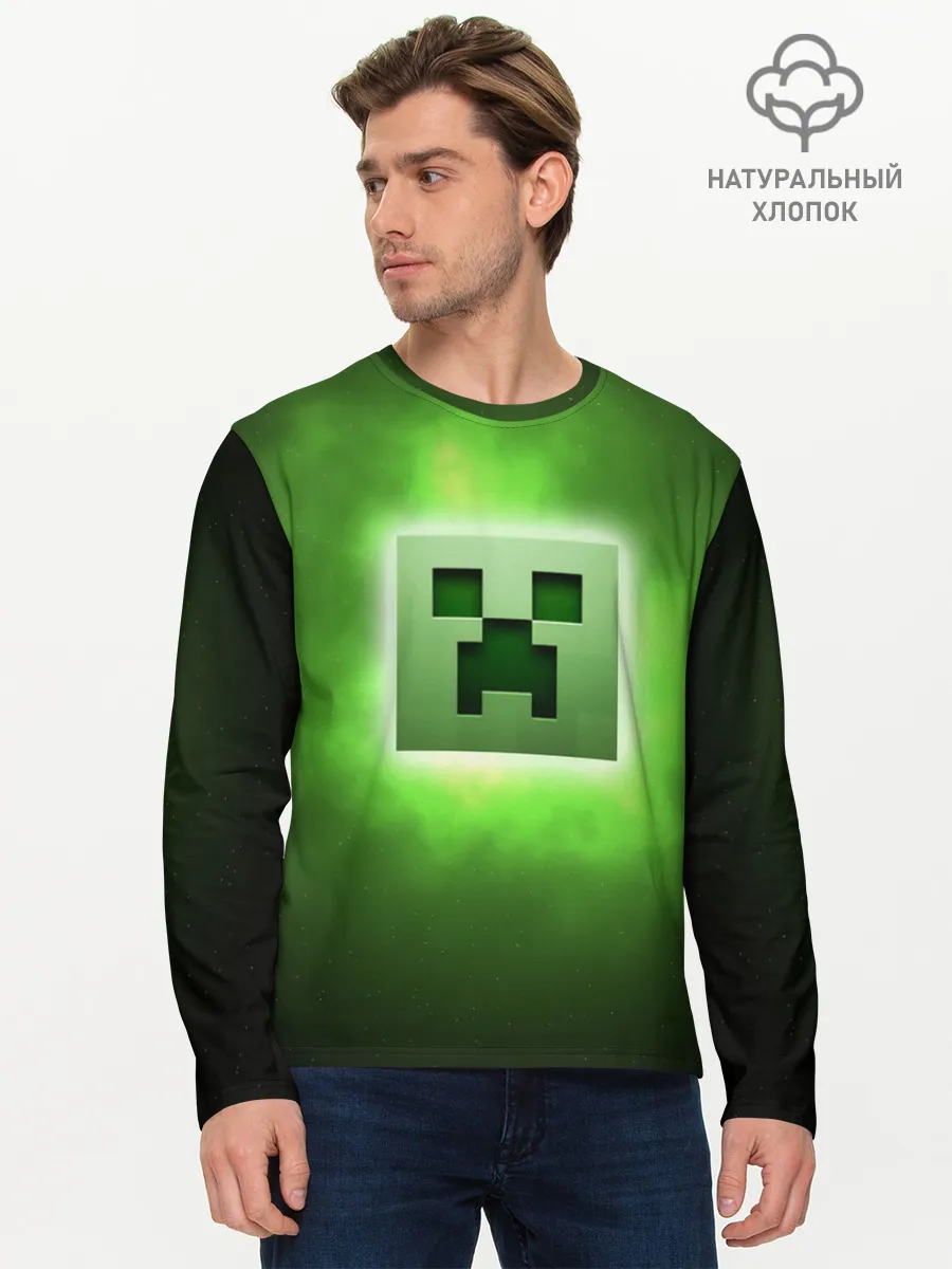 Мужской лонгслив базовый / MINECRAFT | МАЙНКРАФТ