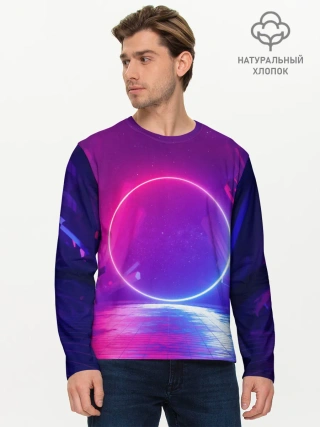Мужской лонгслив базовый / НЕОНОВЫЙ КРУГ