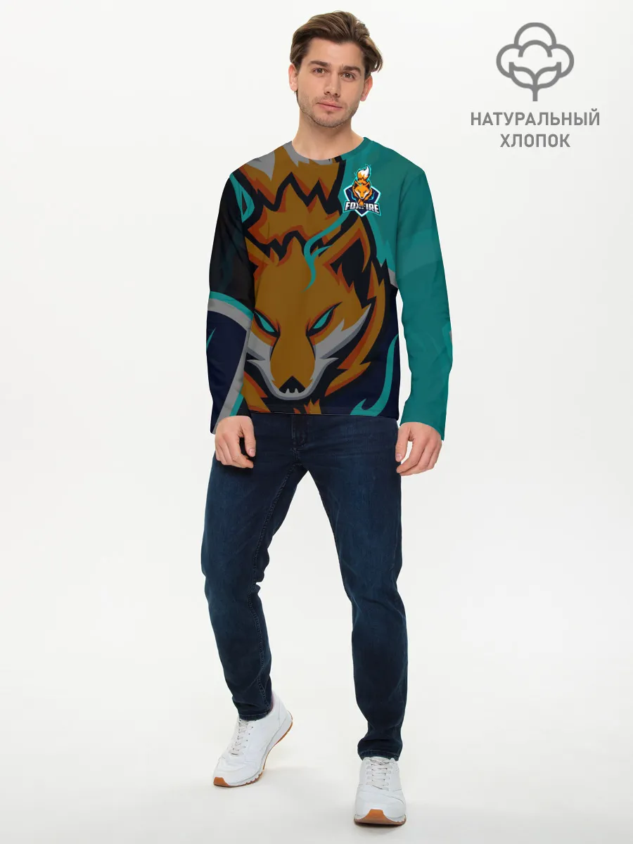 Мужской лонгслив базовый / Форма Foxfire