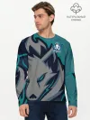 Мужской лонгслив базовый / Форма White wolves