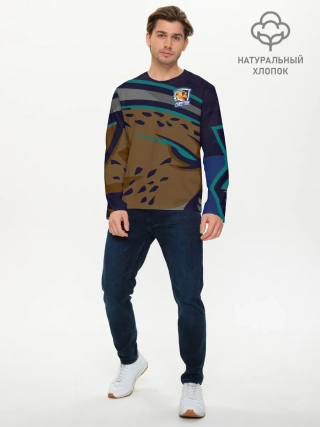 Мужской лонгслив базовый / Форма Cheetah