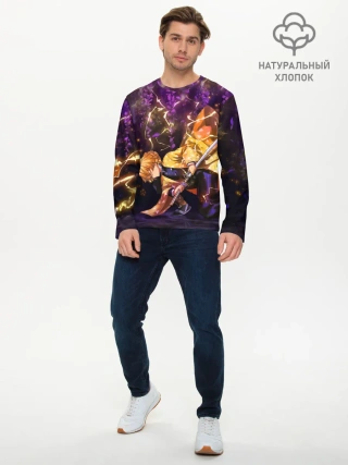 Мужской лонгслив базовый / Kimetsu no yaiba готовится