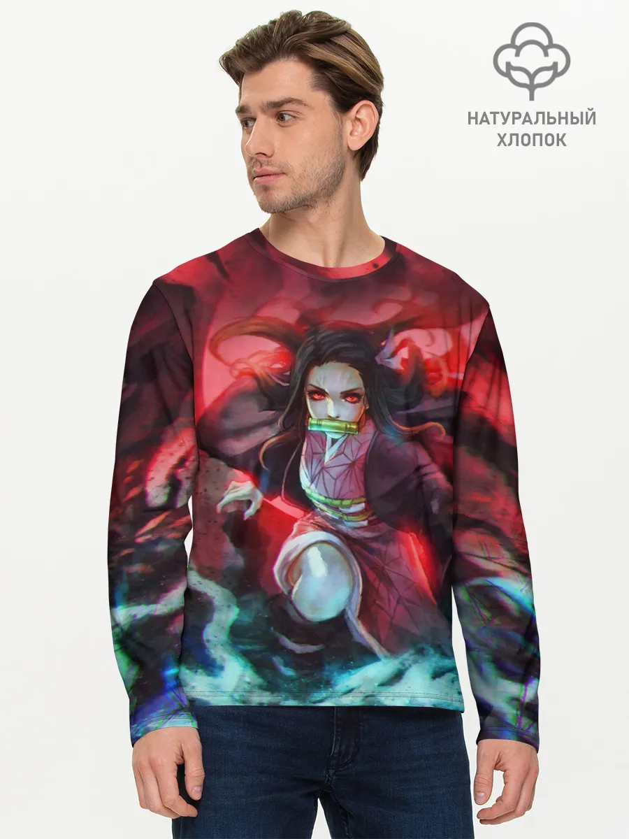 Мужской лонгслив базовый / НЕЗУКО КАМАДО