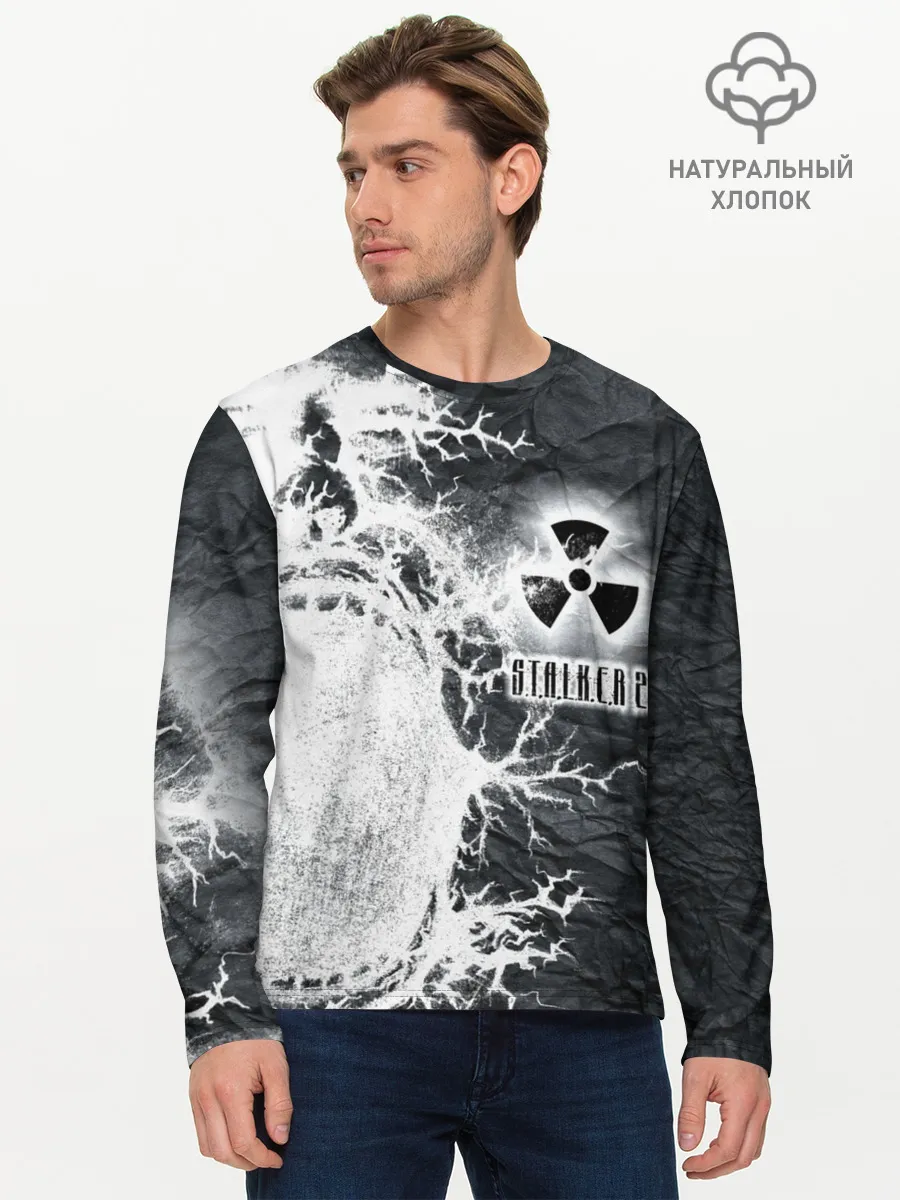 Мужской лонгслив базовый / Сталкер