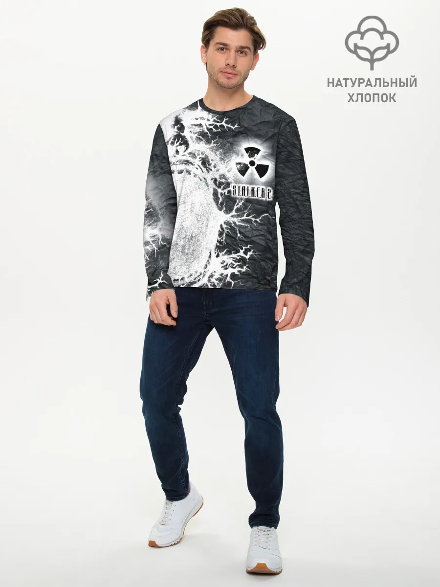 Мужской лонгслив базовый / Сталкер