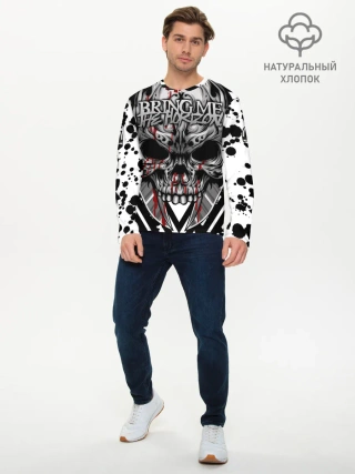 Мужской лонгслив базовый / Bring Me the Horizon