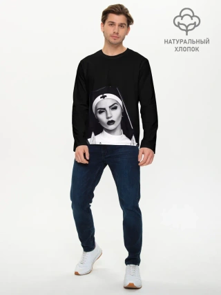 Мужской лонгслив базовый / МОНАХИНЯ