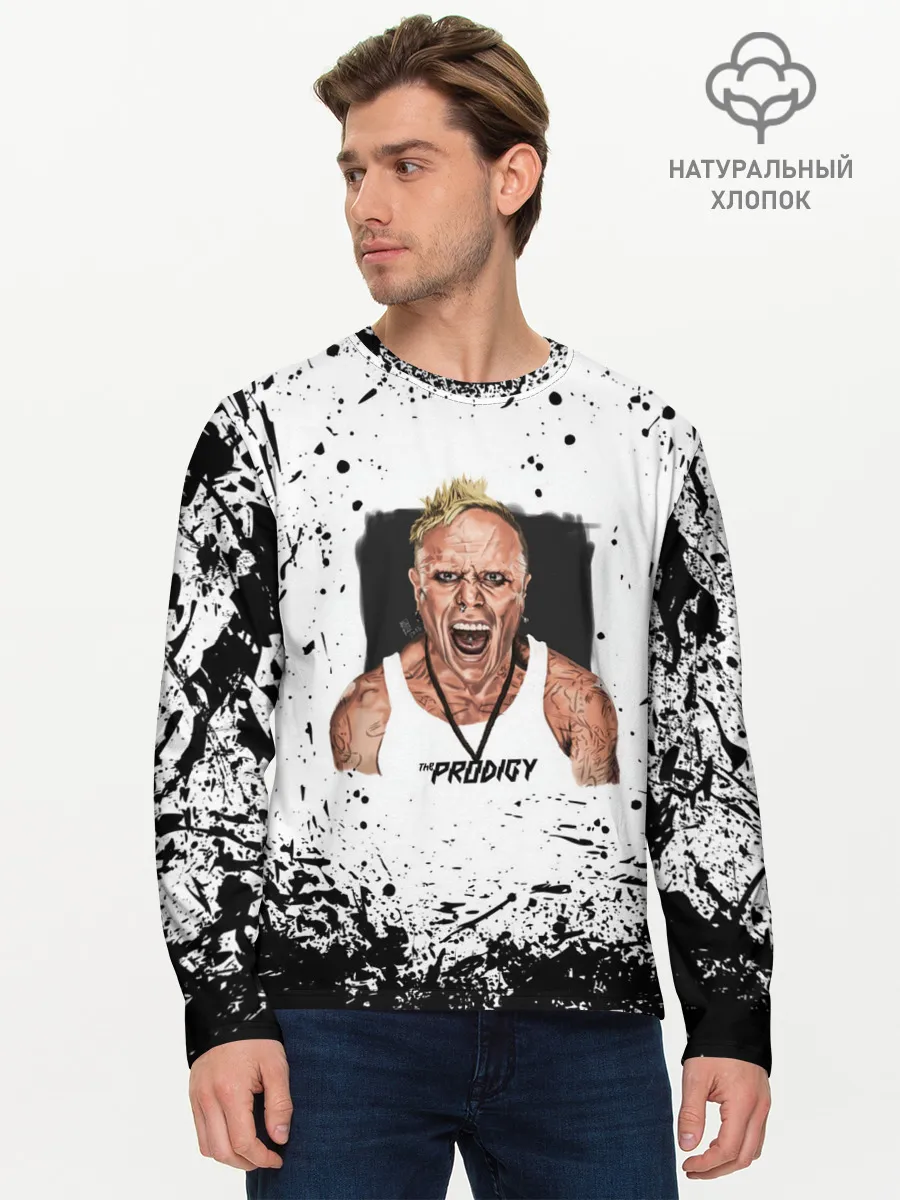 Мужской лонгслив базовый / THE PRODIGY | ПРОДИДЖИ