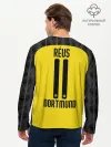 Мужской лонгслив базовый / Reus home UEFA 19-20