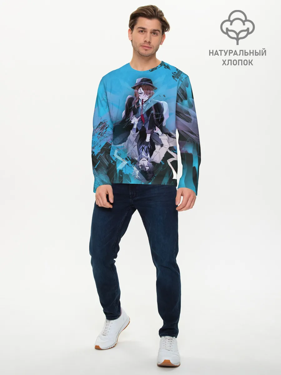 Мужской лонгслив базовый / Osamu and Chuya