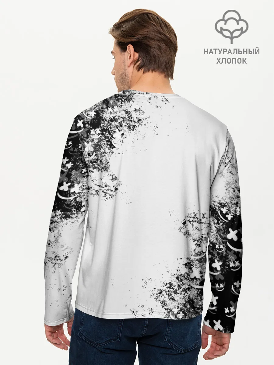 Мужской лонгслив базовый / Marshmello