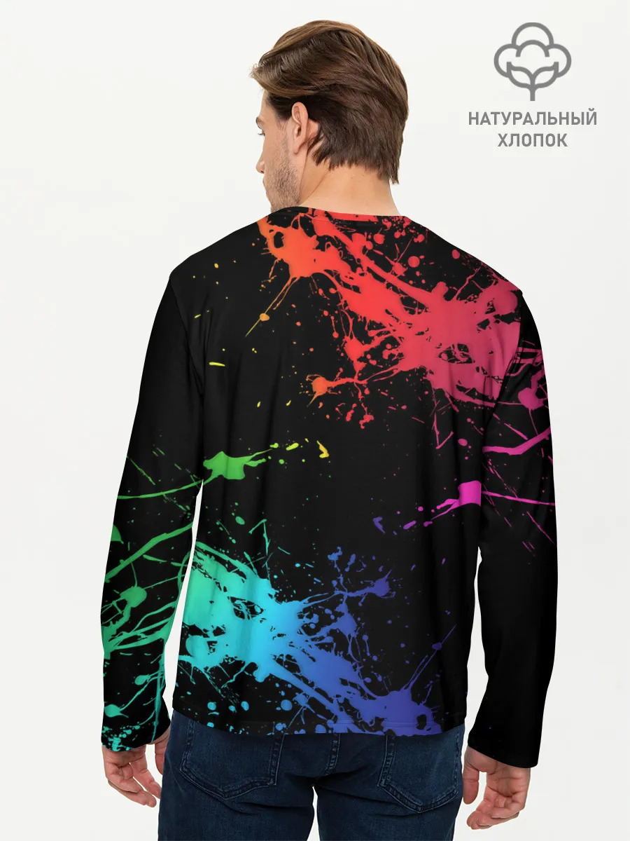 Мужской лонгслив базовый / Marshmello
