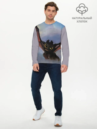 Мужской лонгслив базовый / Беззубик