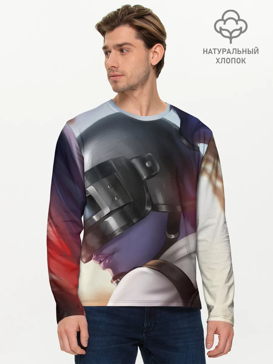 Мужской лонгслив базовый / PUBG