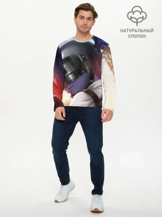 Мужской лонгслив базовый / PUBG