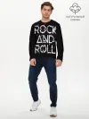 Мужской лонгслив базовый / Rock And Roll