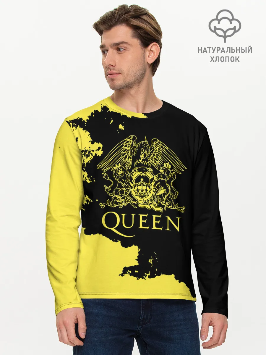 Мужской лонгслив базовый / Queen