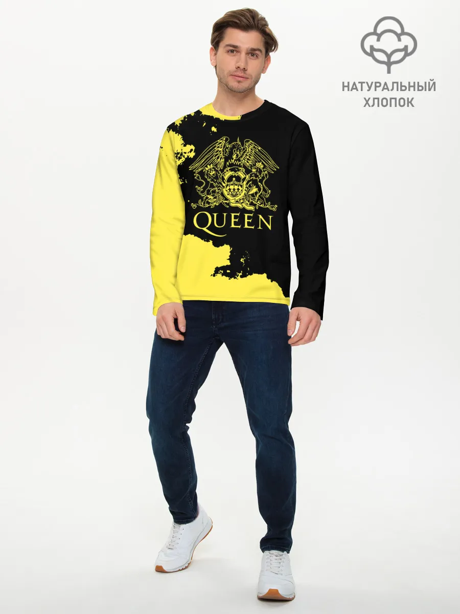 Мужской лонгслив базовый / Queen