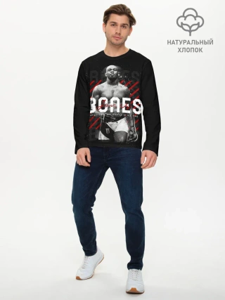 Мужской лонгслив базовый / Bones Jones