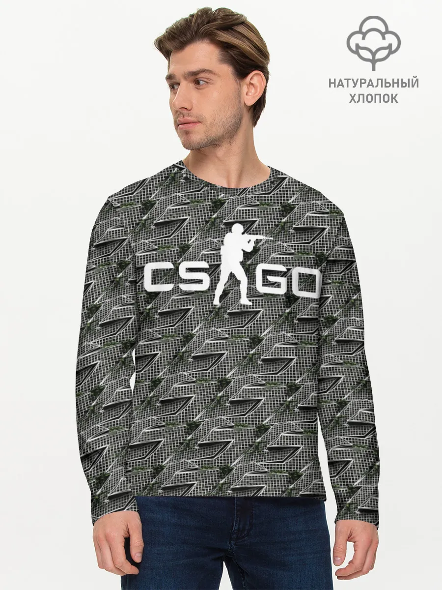 Мужской лонгслив базовый / CS GO