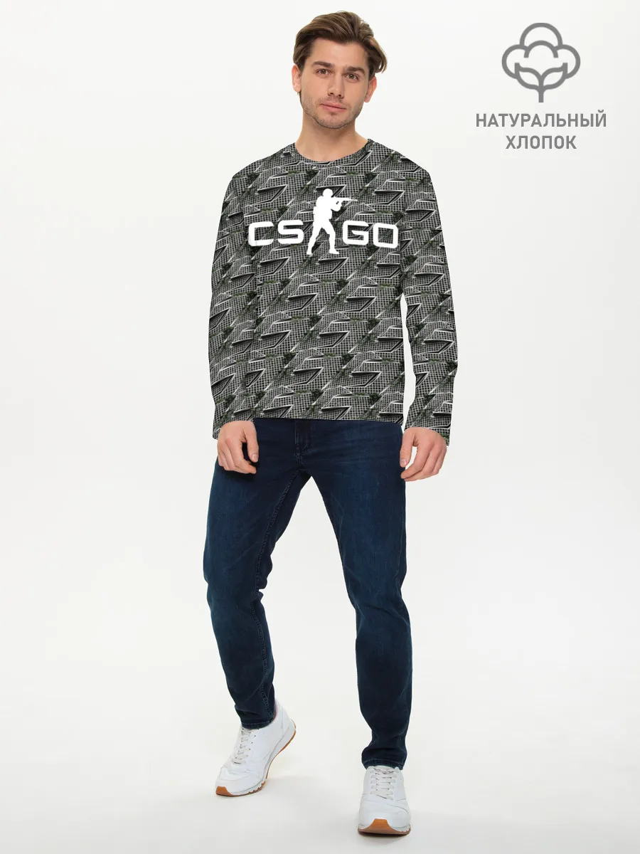 Мужской лонгслив базовый / CS GO