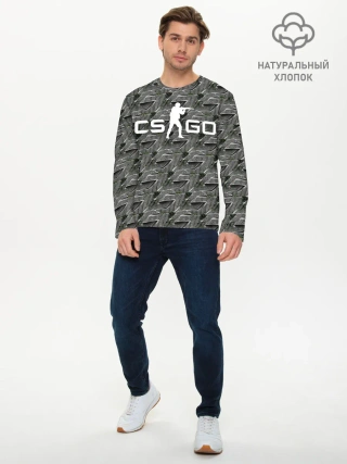 Мужской лонгслив базовый / CS GO