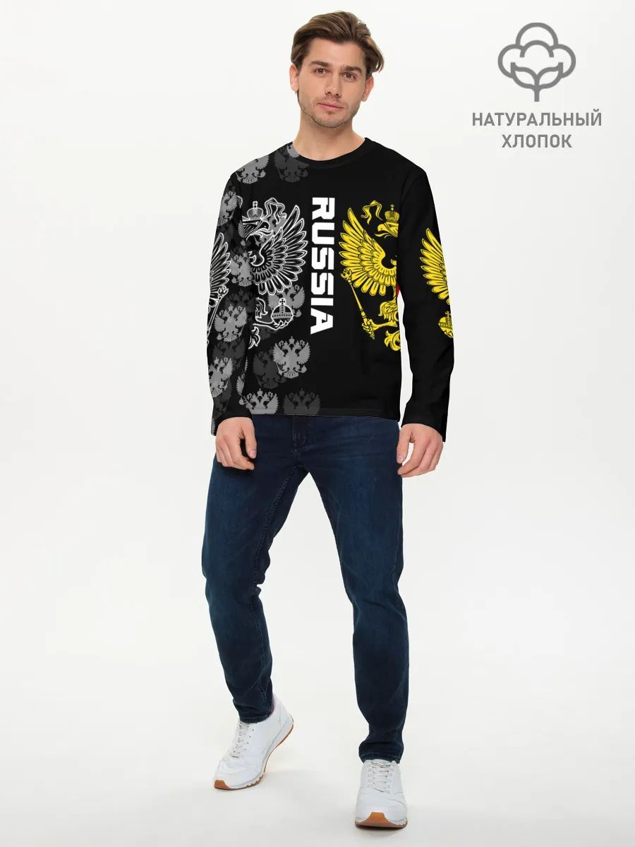 Мужской лонгслив базовый / Россия