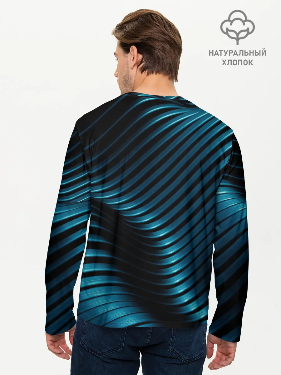 Мужской лонгслив базовый / Плавность,