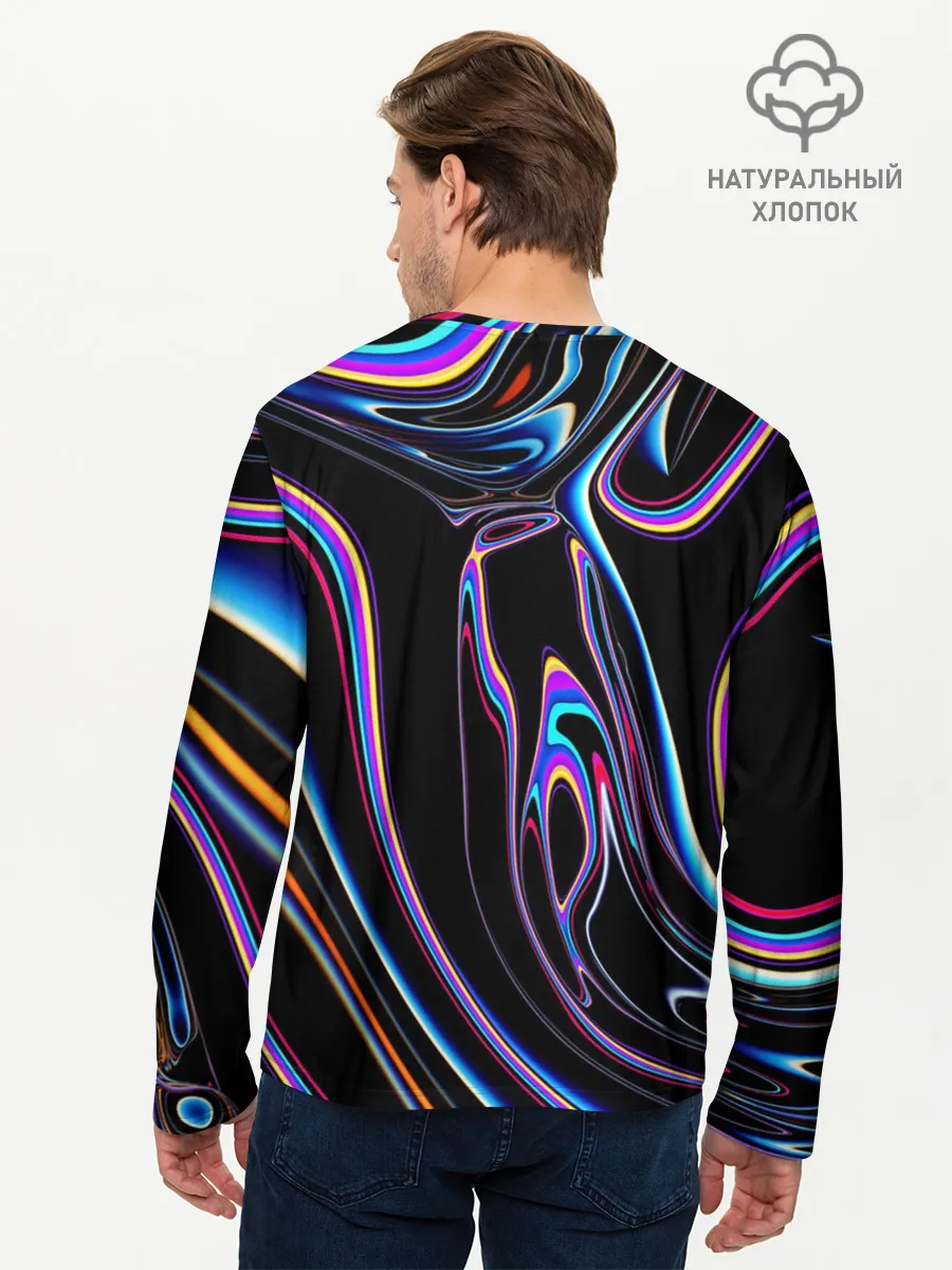 Мужской лонгслив базовый / Отражение