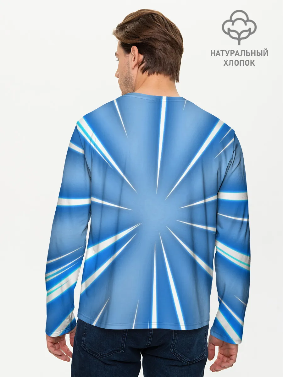 Мужской лонгслив базовый / Аниме.. Роза