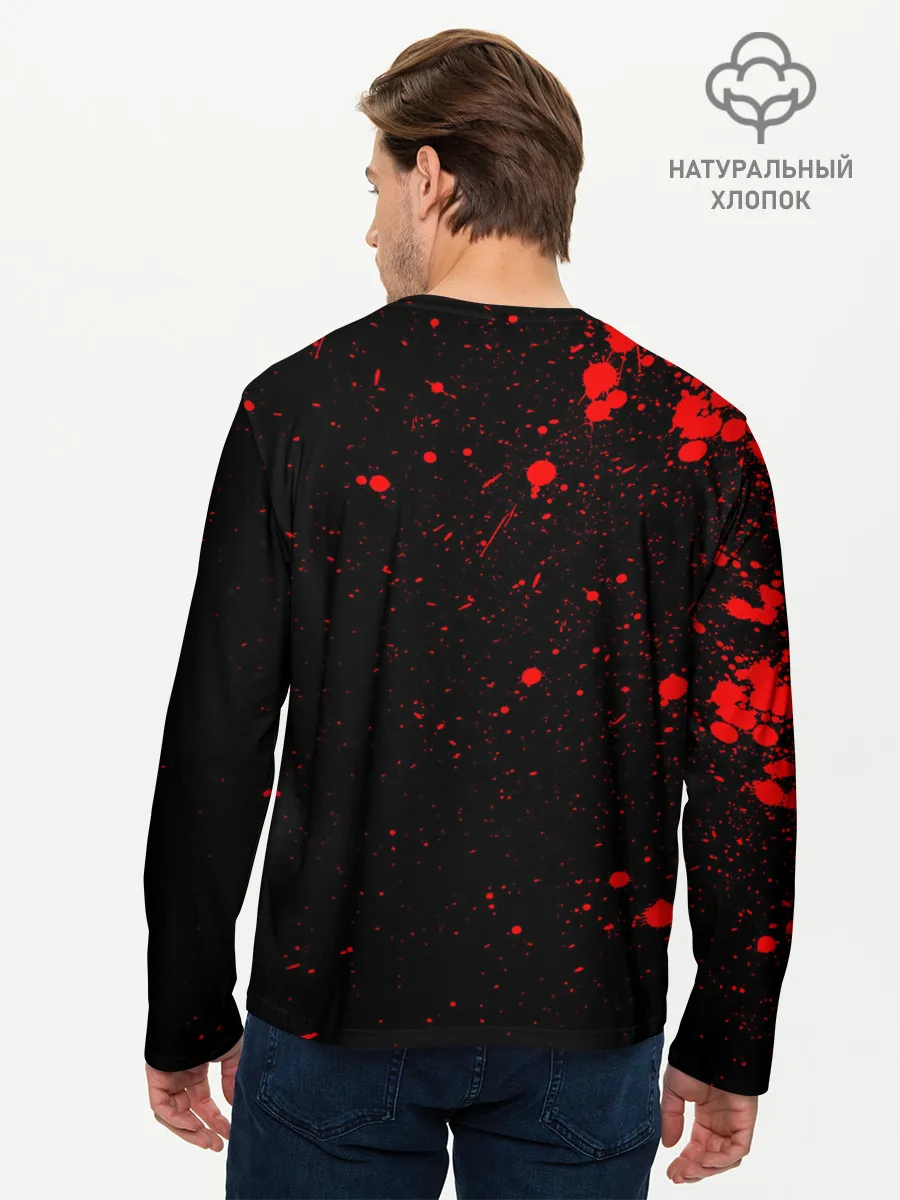 Мужской лонгслив базовый / Queen - We Will Rock You