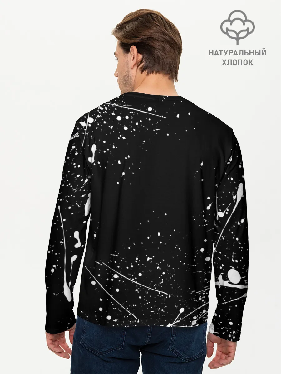 Мужской лонгслив базовый / guts berserk blood black