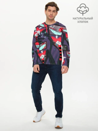 Мужской лонгслив базовый / ОТЕЛЬ ХАЗБИН