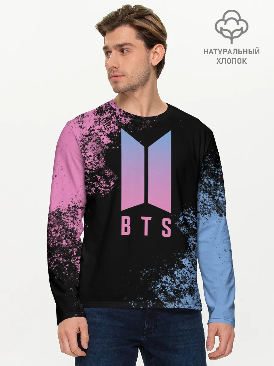 Мужской лонгслив базовый / BTS SUGA